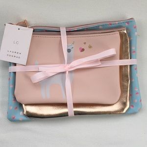 Lauren Conrad Cosmetic Bags - Set of 3